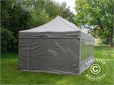 Pop up gazebo FleXtents PRO Steel 4x6 m Latte, incl. 8 sidewalls