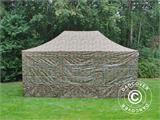 Carpa plegable FleXtents PRO Steel 4x6m Camuflaje, Incl. 8 lados