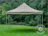 Tente Pliante FleXtents PRO Steel 4x6m Camouflage, avec 8 cotés