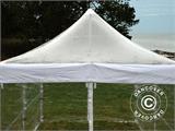 Carpa plegable FleXtents PRO Steel 4x6m Transparente, Incl. 8 lados