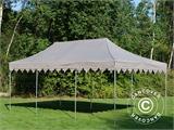 Faltzelt FleXtents PRO Steel "Morocco" 4x6m Latte, mit 8 Seitenwänden