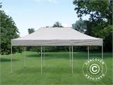 Tente Pliante FleXtents PRO Steel 4x6m Latte, avec 8 rideaux décoratifs