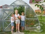 Serre en polycarbonate, Arrow 5,2m², 2,6x2m, Argent