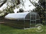 Greenhouse polycarbonate TITAN Arch 320, 18 m², 3x6 m, Silver