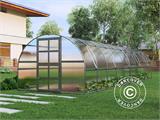 Greenhouse polycarbonate TITAN Arch 320, 30 m², 3x10 m, Silver