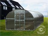 Greenhouse polycarbonate TITAN Arch 320, 30 m², 3x10 m, Silver