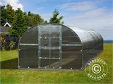 Greenhouse polycarbonate TITAN Arch 320, 30 m², 3x10 m, Silver