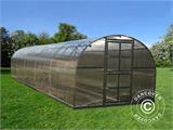 Greenhouse polycarbonate TITAN Arch 320, 36 m², 3x12 m, Silver