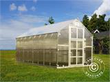 Serre polycarbonate TITAN Classic 480, 9,7m², 2,35x4,12m, Argent