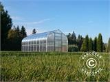 Greenhouse polycarbonate TITAN Dome 320, 15 m², 2.5x6 m, Silver