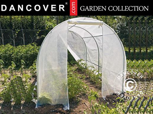 Polytunnel greenhouse 2x3x1.75 m, 6 m², PE, Transparent