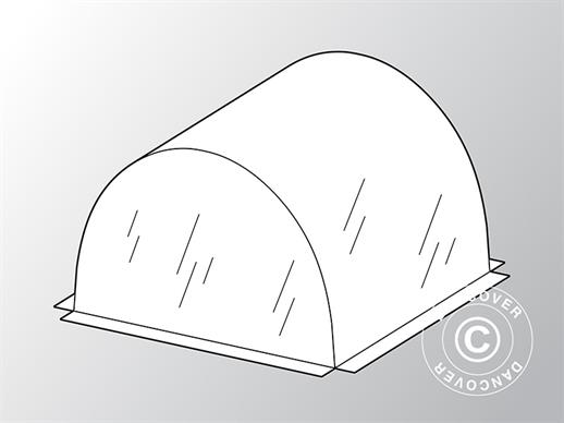 Plane für Foliengewächshaus GH16135 und GH16235, 3x6x2m und 4x6x2,2m, PE, Transparent