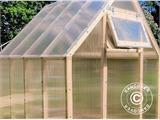 Wooden greenhouse Aigle, 2.1x4.15x2.59 m, 8.7 m², Natural