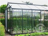 ACD Drivhus glas, FLORA 8,6m², 2,32x3,71x2,35m, Sort