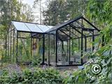 ACD Orangeri, drivhus Glas, SOPHIE 22,6m², 5,93x4,51x2,59m, Sort