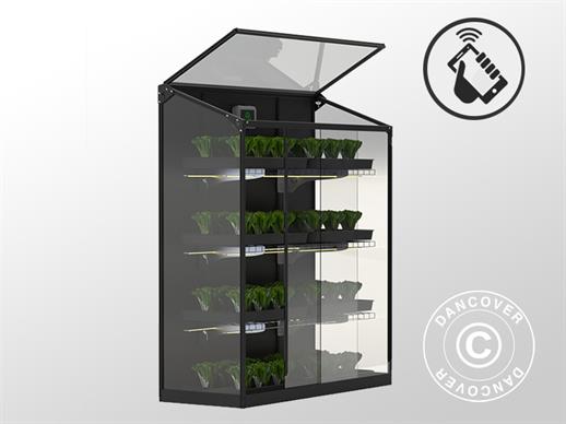 Smart propagator mini greenhouse Sprout S16, Harvst, 1.3x0.49x1.5 m, Black