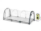 Mini greenhouse propagator JUMBO XXL w/heating mat, 60x130x50 cm, Transparent