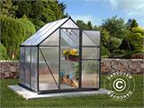 Broeikas polycarbonaat 4,6m², Palram/Canopia, 1,85x2,47x2,08m, Grijs