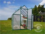 Serre en polycarbonate 4,6m², Palram/Canopia, 1,85x2,47x2,08m, Vert