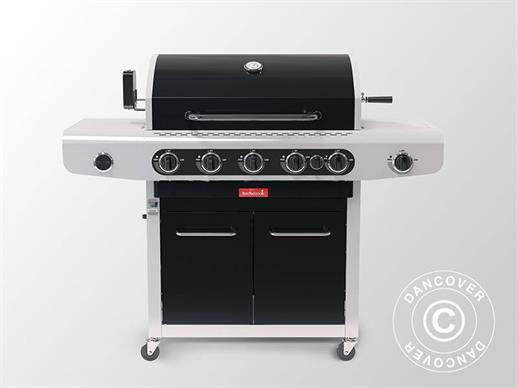 Parrilla a gas Barbecook Siesta 612, 56x142x118cm, Negra