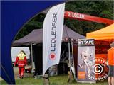 Pop up gazebo FleXtents Xtreme 50 with full digital print, 4x4 m, incl. 4 sidewalls