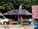 Pop up gazebo FleXtents Xtreme 50 with full digital print, 4x4 m, incl. 4 sidewalls