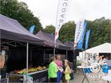 Pop up gazebo FleXtents Xtreme 50 with full digital print, 3x6 m, incl. 4 sidewalls