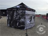 Pop up gazebo FleXtents Xtreme 50 with full digital print, 4x4 m, incl. 4 sidewalls