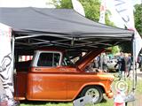 Pop up gazebo FleXtents PRO Steel "Peaked" 3x3 m Latte