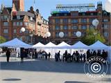 Pop up gazebo FleXtents PRO Steel "Peaked" 3x3 m Latte