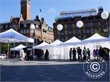 Pop up gazebo FleXtents PRO Steel "Raj" 3x3 m Latte/Orange