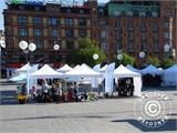 Pop up gazebo FleXtents PRO Steel "Peaked" 3x3 m Latte