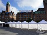 Pop up gazebo FleXtents PRO Steel "Raj" 3x3 m Latte/Orange