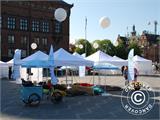 Pop up gazebo FleXtents PRO Steel "Peaked" 3x3 m White