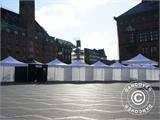 Pop up gazebo FleXtents PRO Steel "Peaked" 3x3 m White