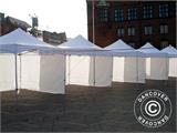 Pop up gazebo FleXtents PRO Steel "Peaked" 3x3 m White