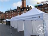 Pop up gazebo FleXtents PRO Steel "Morocco" 3x3 m White