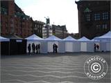 Pop up gazebo FleXtents PRO Steel "Peaked" 3x3 m Latte