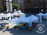 Pop up gazebo FleXtents PRO Steel "Raj" 3x3 m Latte/Orange