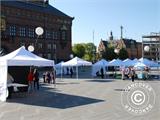 Pop up gazebo FleXtents PRO Steel "Peaked" 3x3 m Latte