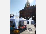 Pop up gazebo FleXtents PRO Steel "Raj" 3x3 m Latte/Orange