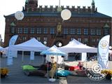 Pop up gazebo FleXtents PRO Steel "Arched" 3x3 m White