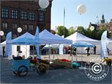 Pop up gazebo FleXtents PRO Steel "Peaked" 3x3 m Latte