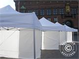 Pop up gazebo FleXtents PRO Steel "Raj" 3x3 m White/Gold