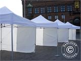 Pop up gazebo FleXtents PRO Steel "Peaked" 3x3 m White