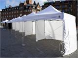 Pop up gazebo FleXtents PRO Steel "Arched" 3x3 m White