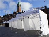 Pop up gazebo FleXtents PRO Steel "Arched" 3x3 m White