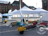 Pop up gazebo FleXtents PRO Steel "Peaked" 3x3 m Latte