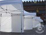 Pop up gazebo FleXtents PRO Steel "Raj" 3x3 m White/Gold