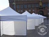 Pop up gazebo FleXtents PRO Steel "Peaked" 3x3 m Latte